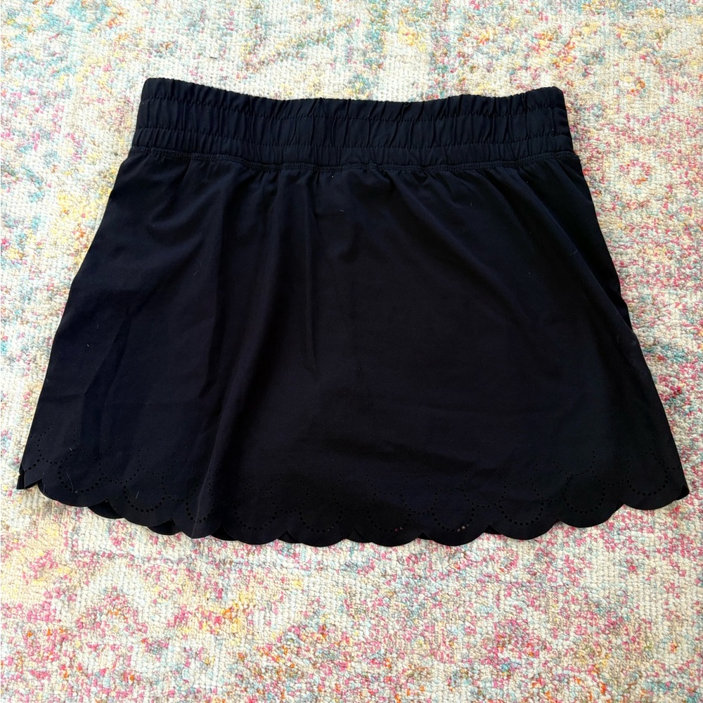Koydan Women’s Size XS Solid Black Elastic Golf Athletic Skort w/pockets